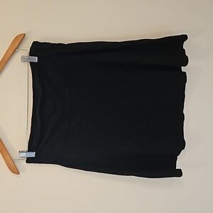 Toad&Co cotton jersey 'Chaka' skirt, black (M)